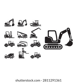 Mini Excavator Glyph Icon Set for Compact Earthmoving and Engineering Projects

Premium black glyph icons for compact excavation, engineering, landscaping and industrial equipment.
