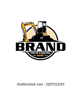 mini excavator logo skid steer  logo