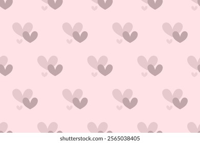 Mini geometric abstract heart shape Valentine's elements seamless pattern. perfect decorative design for background, wallpaper, paper cover, illustration, texture, embroidery, ornament, ceramic