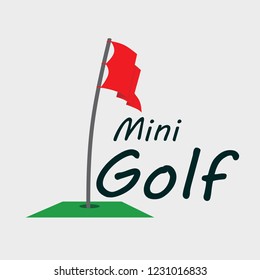 mini golf illustration