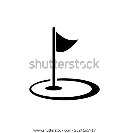 mini golf text information sign