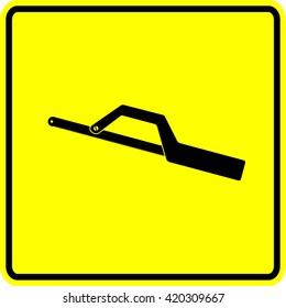 mini hacksaw sign