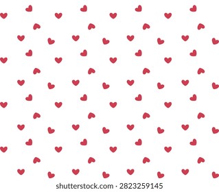Mini Heart seamless pattern cute