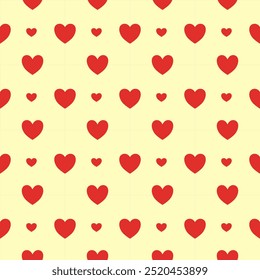 Mini corações, padrão sem emenda, conceito de amor 