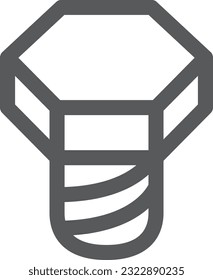 Mini mini icon hexagon screw