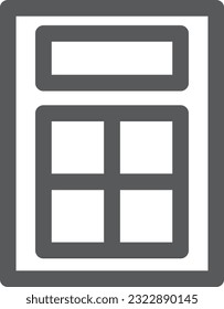 Mini mini calculadora de ilustraciones de iconos