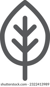 Mini mini icon illustration Leaf