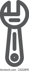 Mini mini llave de la ilustración del icono
