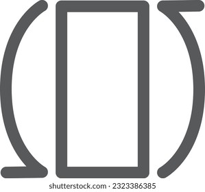 Mini pantalla de iconos girando