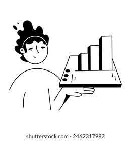 Mini Illustrations Depicting Business Investment