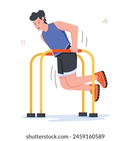 Mini Illustrations Depicting Physical Training