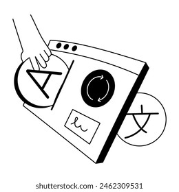 Mini Illustrations Depicting Website Media