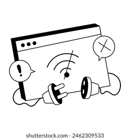 Mini Illustrations Depicting Website Media