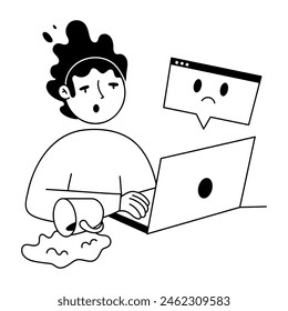 Mini Illustrations Depicting Website Media