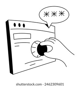 Mini-Illustrationen zur Darstellung von Websites
