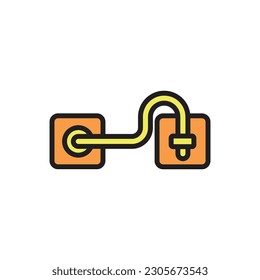 Mini Latch Icon Vector Illustration