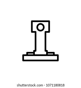 mini lighthouse icon. Element of minimalistic icons for mobile concept and web apps. Thin line icon for website design and development, app development