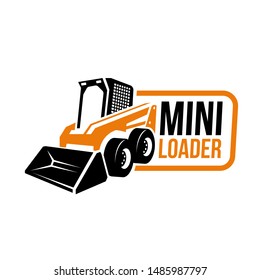 mini loader abstract vector logo 