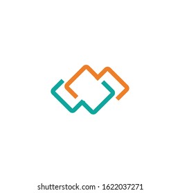 mini logo abstract icon design template