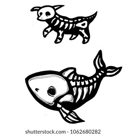mini logo dead animal