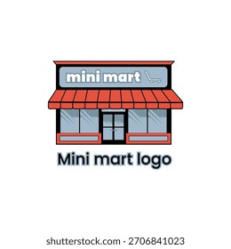 Mini mart logo, shop logo, store logo, super market, online store