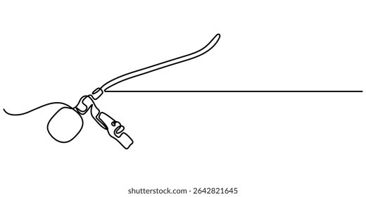 Mini Microphone continuous one line drawing, Wireless lavalier microphone one line draw, Woman using a lapel microphone, Wireless Lavalier Lapel Microphone continuous one line drawing.