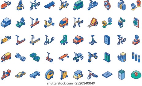 Mini mobility icons High-Quality Vector Icons Collection with Editable Stroke. Ideal for Professional and Creative Projects.