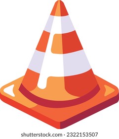 mini orange traffic cone safety