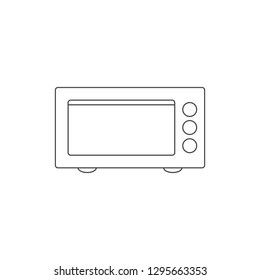 mini oven outline icon vector design illustration.