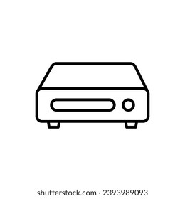 Mini Pc line icon design illustration template