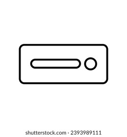 Mini Pc line icon design illustration template