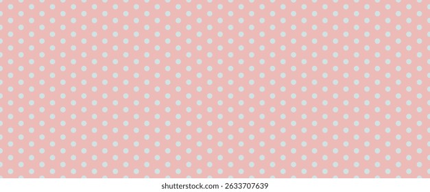 mini polka dot seamless pattern background. Pink and gray pastel colors dot texture. . Vector illustration