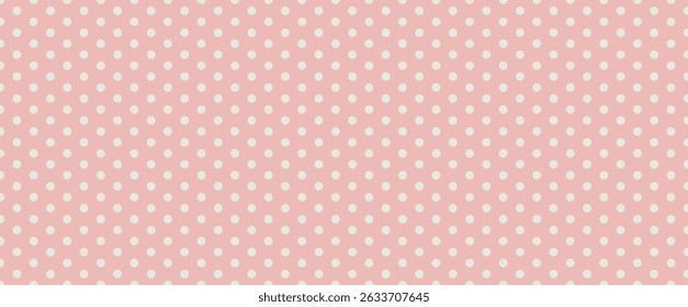 mini polka dot seamless pattern background. Pink and gray pastel colors dot texture. . Vector illustration