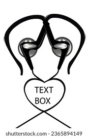 Mini portable earphone for your phone to listen to music-
