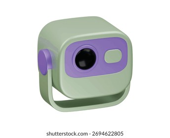  ícone do mini projetor renderização de ilustração 3d