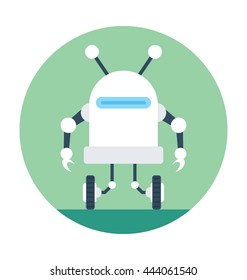 Mini Robot Vector Icon