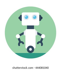 Mini Robot Vector Icon