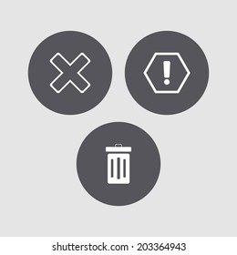 Mini set - computer symbols.