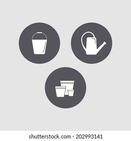 Mini set -Gardening icons