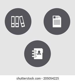 Mini set - icon business.