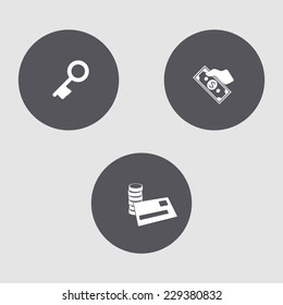 Mini set internet icons.