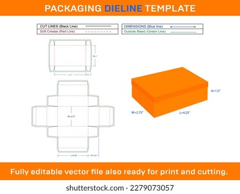 Mini Shoe Box, Faver Gift Box Dieline Template