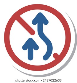 Mini-Schild Aufkleber Einzelbild Kein Durchkommen erlaubt