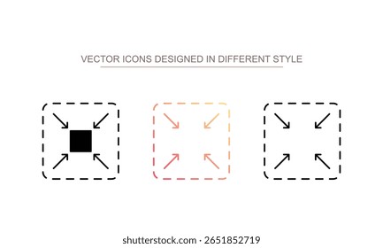 Diseño de icono de tamaño mini con fondo blanco ilustración de stock
