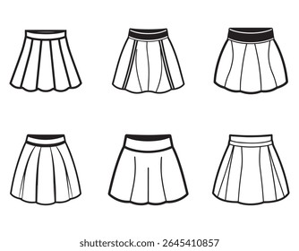 mini, skirt, design, woman, illustration, vignetting, fashion, garment, female, style, vector, apparel, silhouette, drawing, fabric, clothing, outline, icon, isolated, white, clothes, technical, girl,