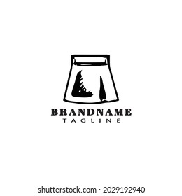 mini skirt logo icon design template modern vector illustration