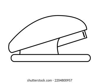 Mini Stapler Simple Outline Line Icon