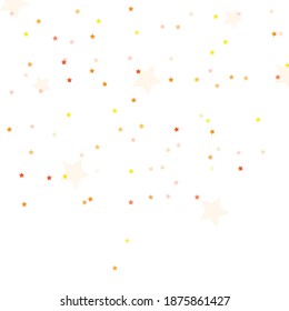 mini star on white background.