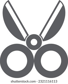 Mini stationery illustration icon scissors