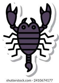 Mini-Aufkleber-Insektengrafik-Symbol